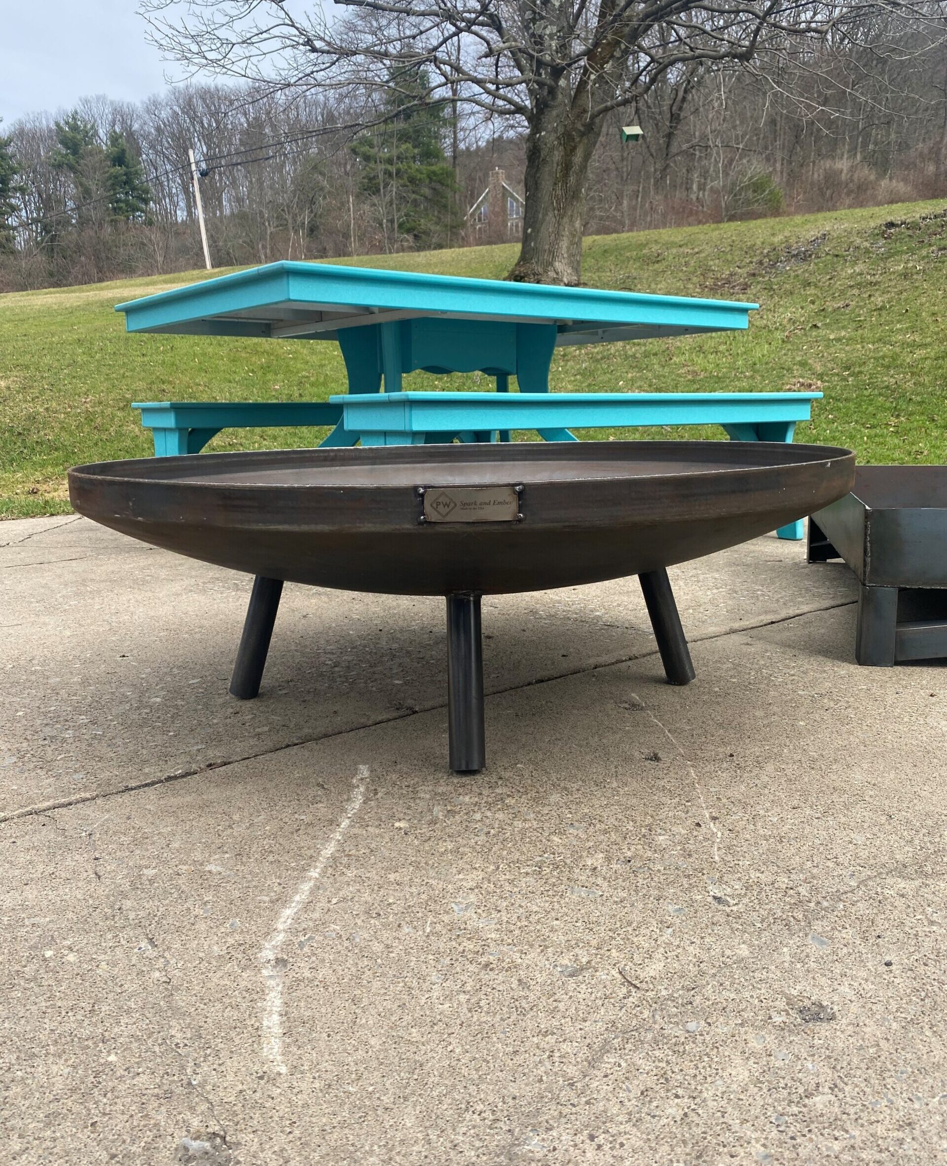 A Large Round Firepit